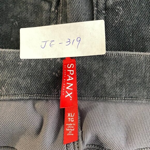 Spanx Jean-ish Ankle Leggings Charcoal Camo Women's XL JE-319   Description  Siz - Picture 2 of 8